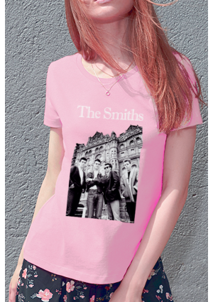 ONLY 2XL Avail - The Smiths Manchester Woman HQ Pink T-Shirt ONLY 2XL Avail - The Smiths Manchester Woman HQ Pink T-Shirt