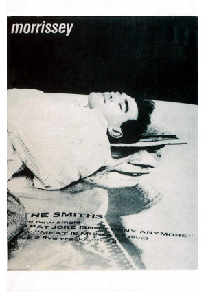 Morrissey over 'That Joke' Poster - The Smiths postcard Morrissey over 'That Joke' Poster - The Smiths postcard