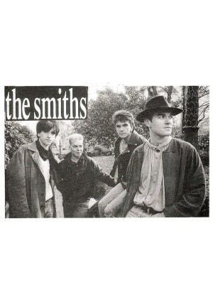 The Smiths Band in Montmartre - Postcard The Smiths Band in Montmartre - Postcard