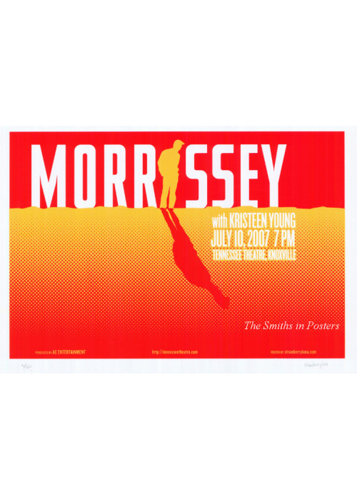 Morrissey Tenesse Concert Poster