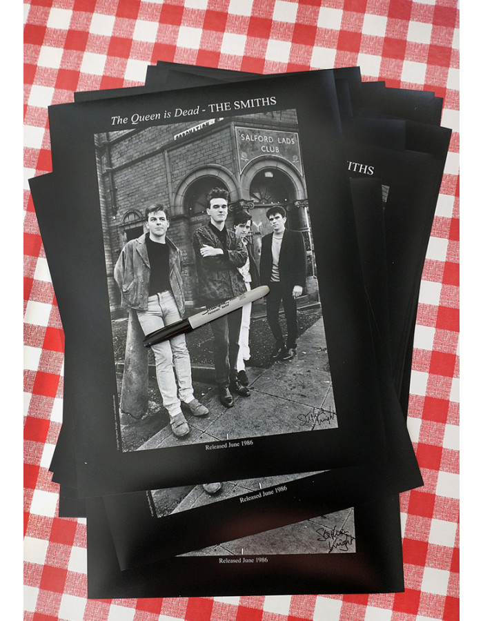 The Smiths Salford Lads Club Original Print - The Queen Is Dead  SPECIAL EDITION SIGNED
