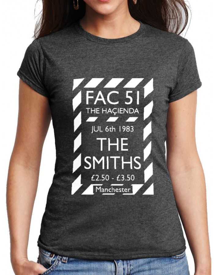ONLY XL Avail. -Haçienda Promo Poster The Smiths T-Shirt:  Women