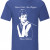 ONLY S - Some Girls Audrey Hepburn - Blue & Dark Heather T-Shirt 