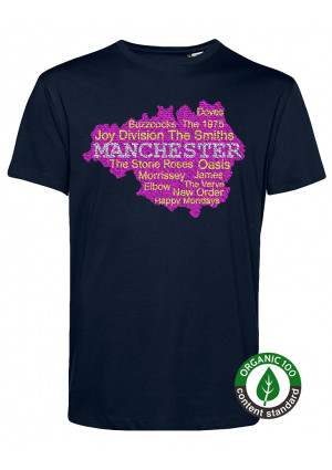 ONLY XS Avail.  Manchester Bands T-Shirt ONLY XS Avail.  Manchester Bands T-Shirt