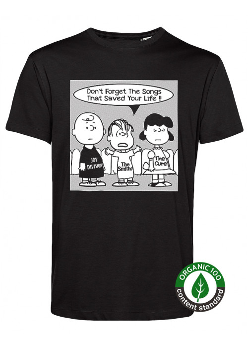 Don't Forget the Songs That Saved Your Life T-Shirt: Joy Division, The Smiths and The Cure