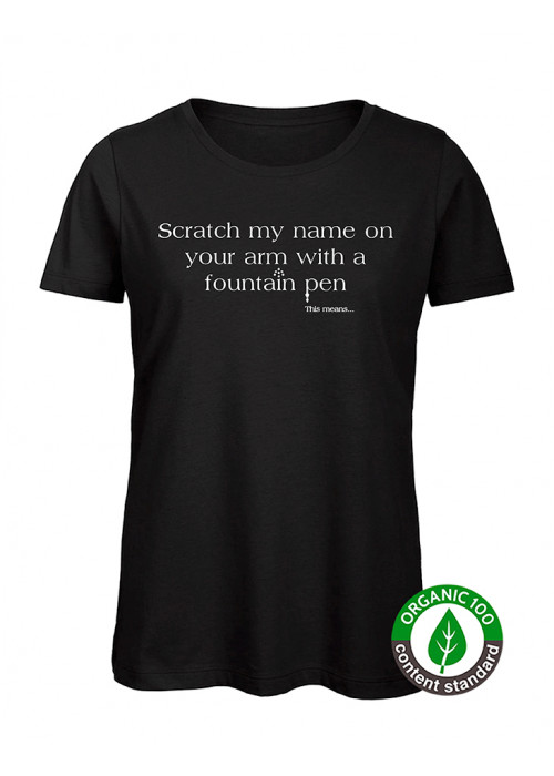 WOMEN's Last Units - Scratch my name T-Shirt