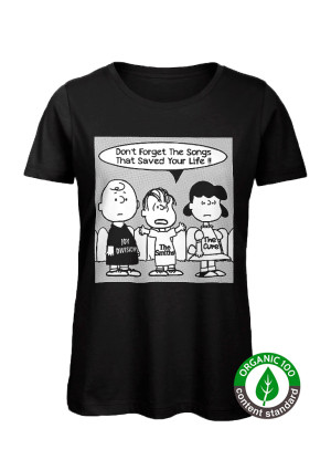 WOMEN's Don't Forget the Songs T-Shirt:  Joy Division, The Smiths and The Cure WOMEN's Don't Forget the Songs T-Shirt:  Joy Division, The Smiths and The Cure