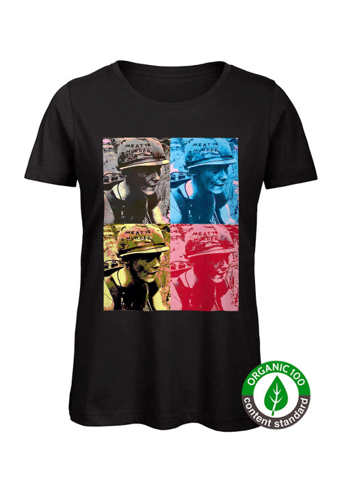 WOMEN's Meat is Murder Warhol T-Shirt
