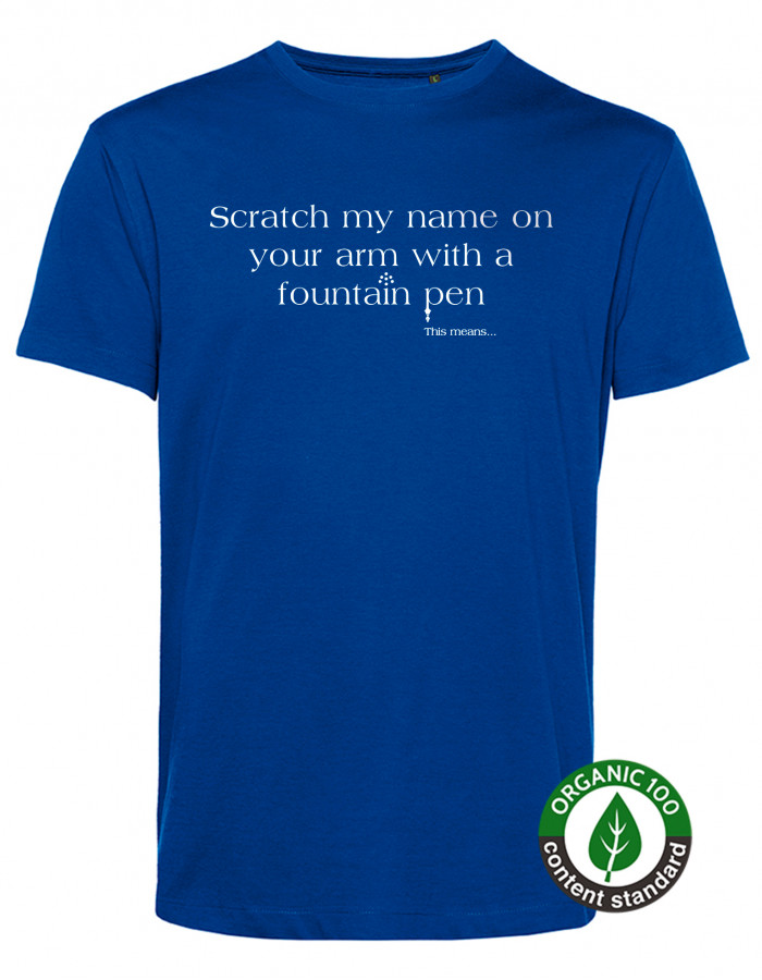 ONLY XS, S  and 3XL to 5XL - Scratch my name T-Shirt