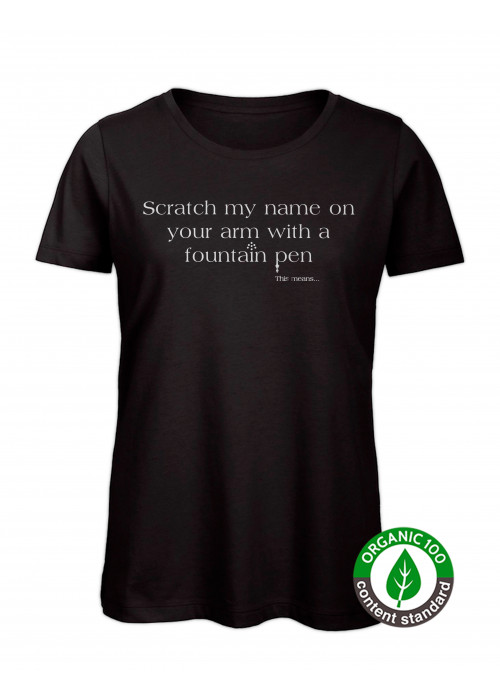 WOMEN's Last Units - Scratch my name T-Shirt