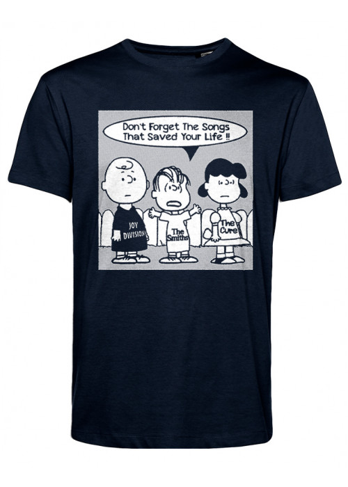 Don't Forget the Songs That Saved Your Life T-Shirt: Joy Division, The Smiths and The Cure