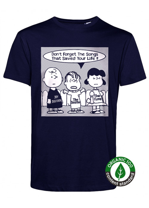 Don't Forget the Songs That Saved Your Life T-Shirt: Joy Division, The Smiths and The Cure