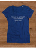 There is a  Light That Never Goes Out Class Fashion T-Shirt - BLACK and TRUE BLUE, WOMEN