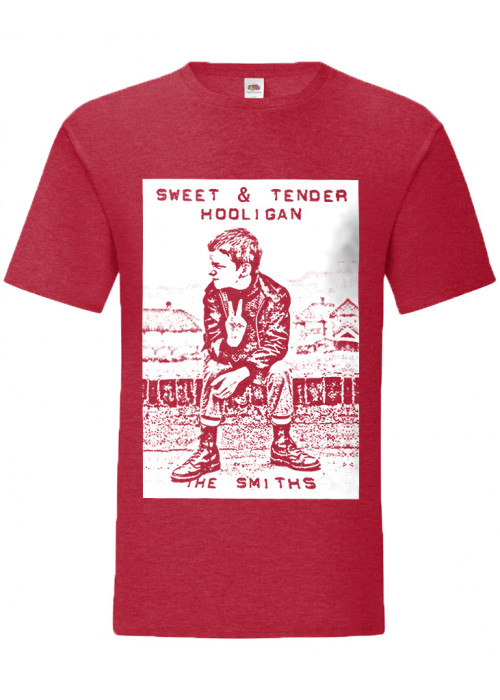 ONLY S, XL & 3XL -  Sweet & Tender Hooligan Red Heather T-Shirt